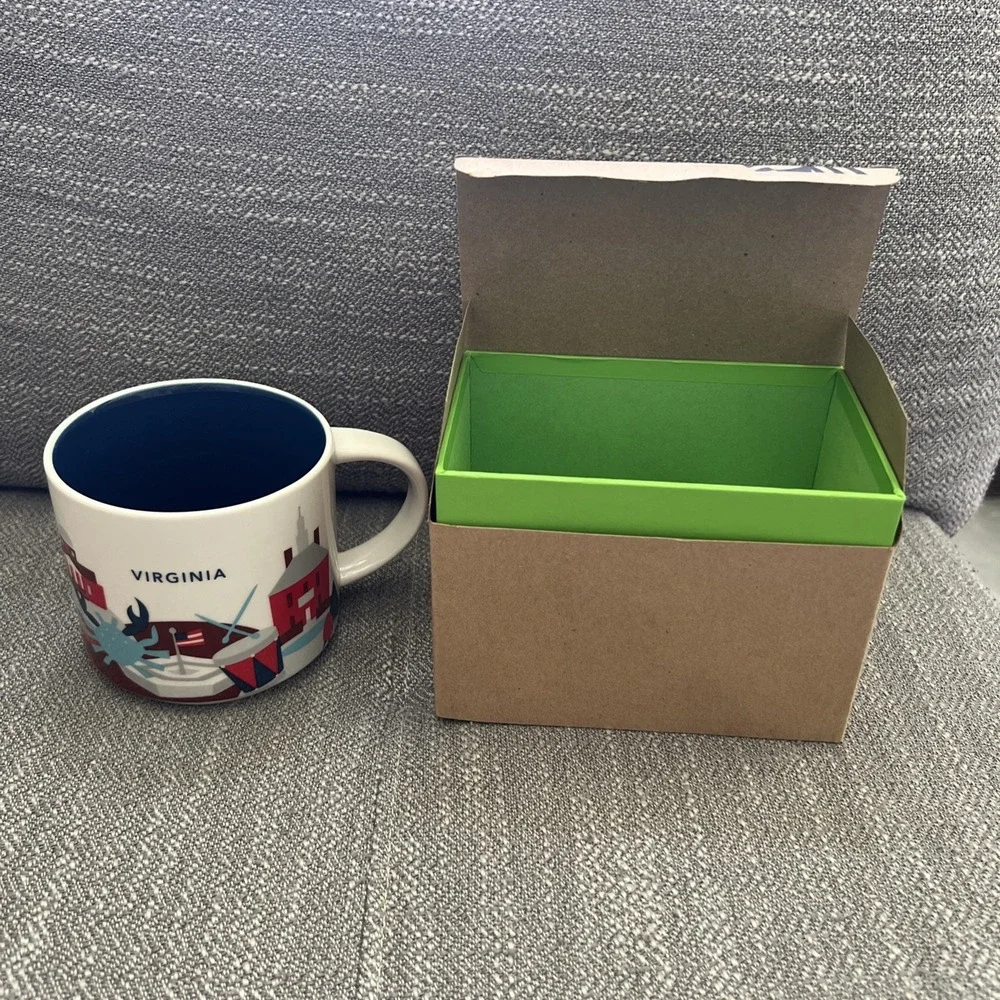 Starbucks VIRGINIA You Are Here Collection Mug Coffee Cup 14 oz Brand New